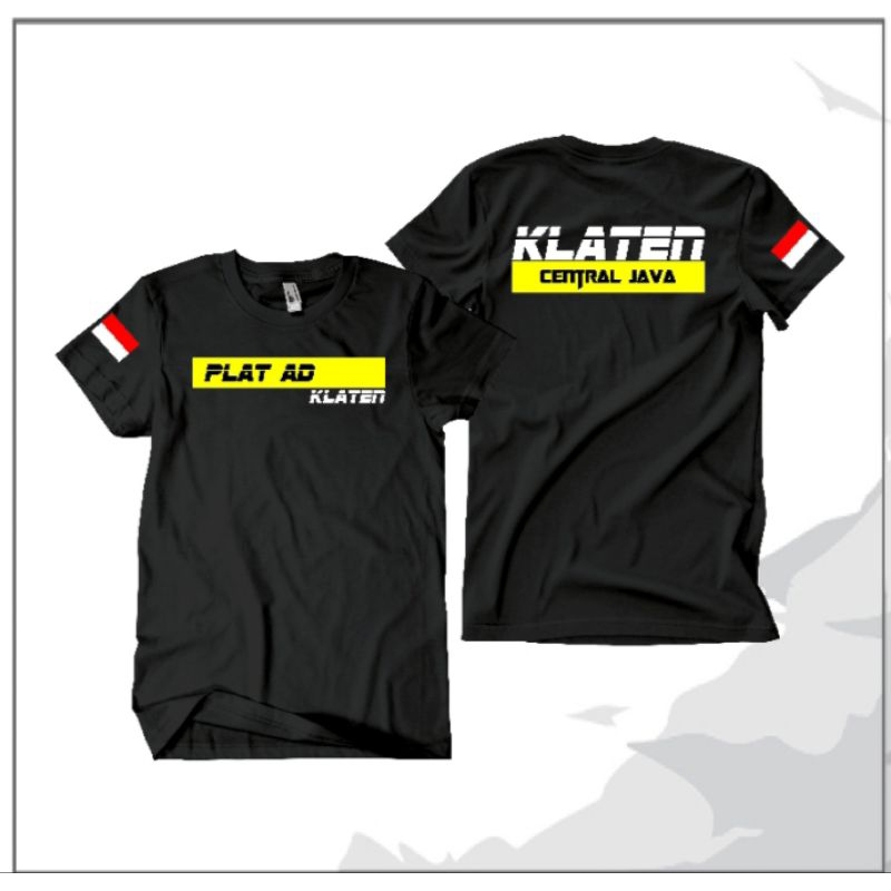 Kaos Baju Plat AD Klaten