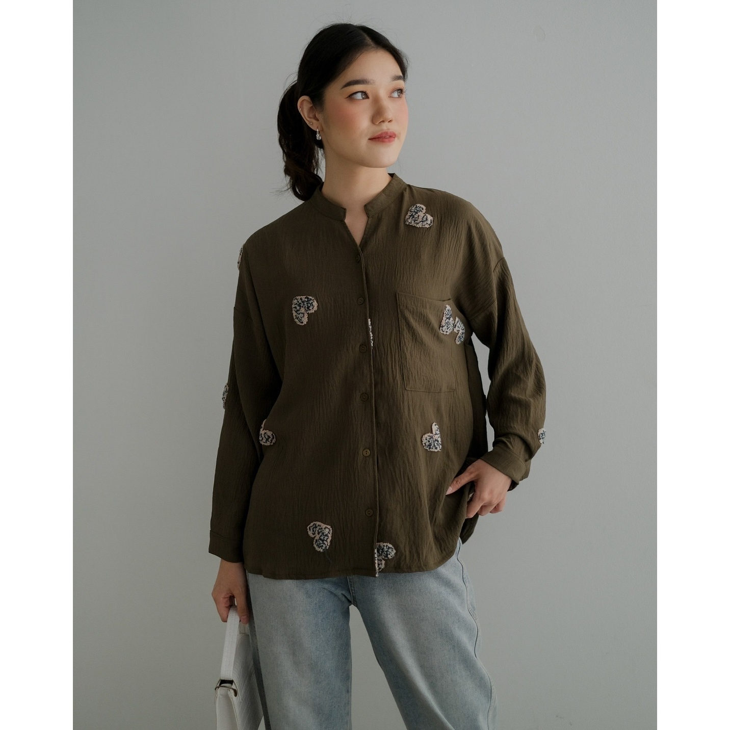 Myrubylicious HAELI SHIRT KODE CD/PR2502| KEMEJA | KEMEJA WANITA | KEMEJA OVERSIZED | KEMEJA CRINCLE