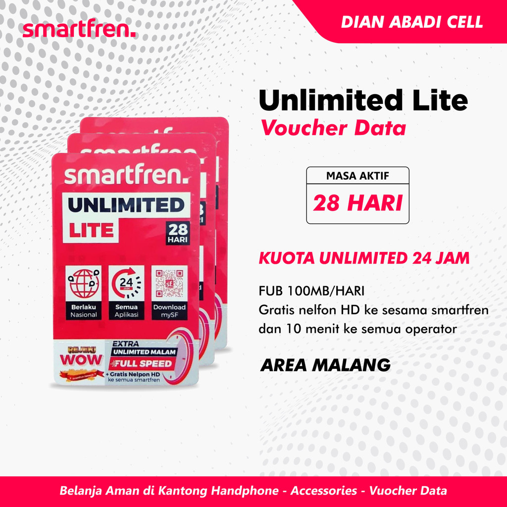 Voucher Smartfren Unlimited Lite