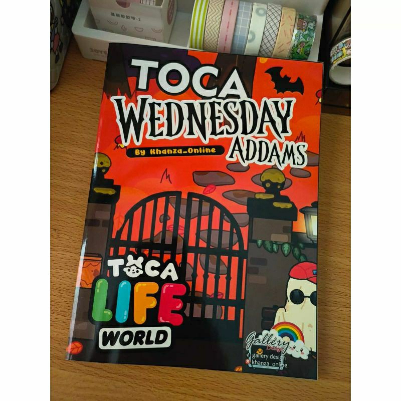 Quiet Book Toca Boca Wednesday House Paper Dolls Siap Main