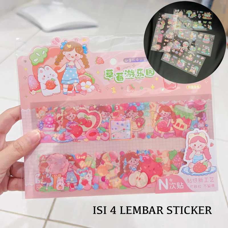 Sticker Cutie Isi 4 Lembar