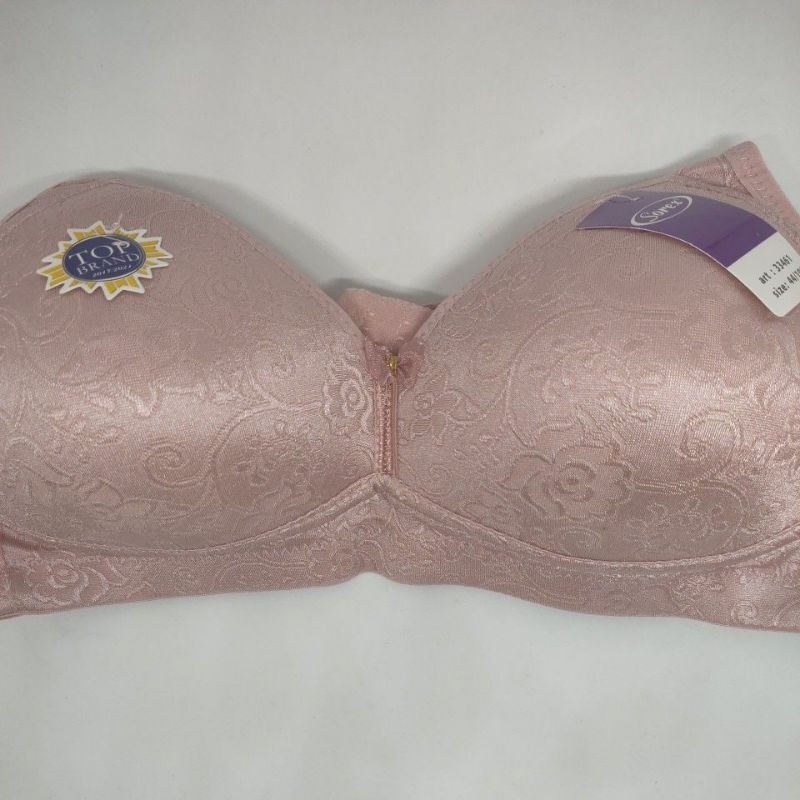 Sorex bra BH 33461 Henni series (38-44) tanpa kawat, Busa tipis cup 3/4 C