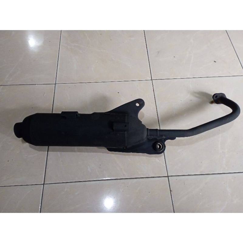 KNALPOT BLEKAN YAMAHA MIO SPORTY ORIGINAL 5TL