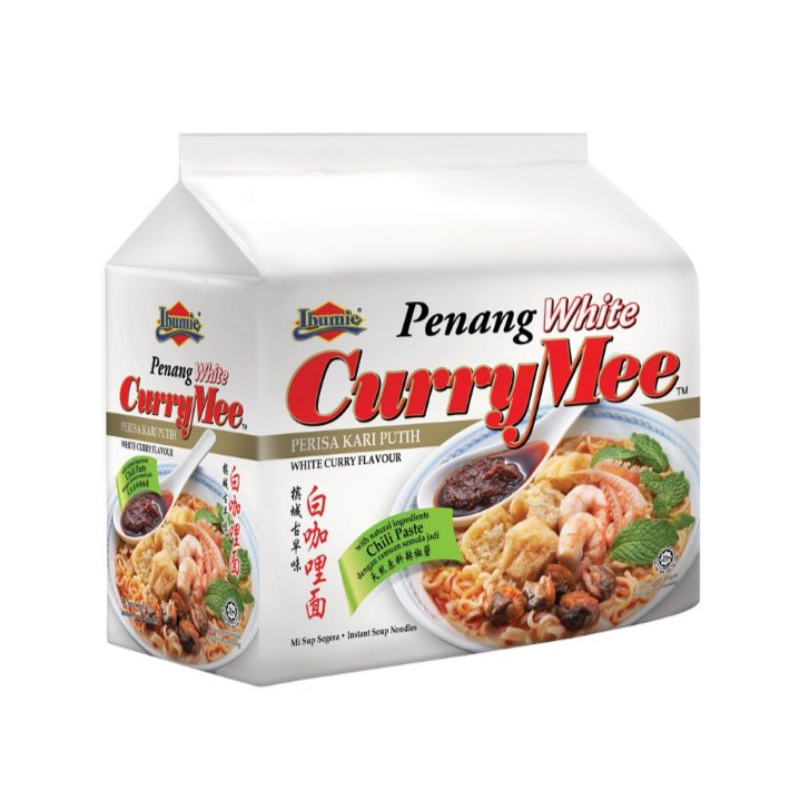 

Ibu Mie Penang White Curry mee instan Rasa Kari Putih 105g