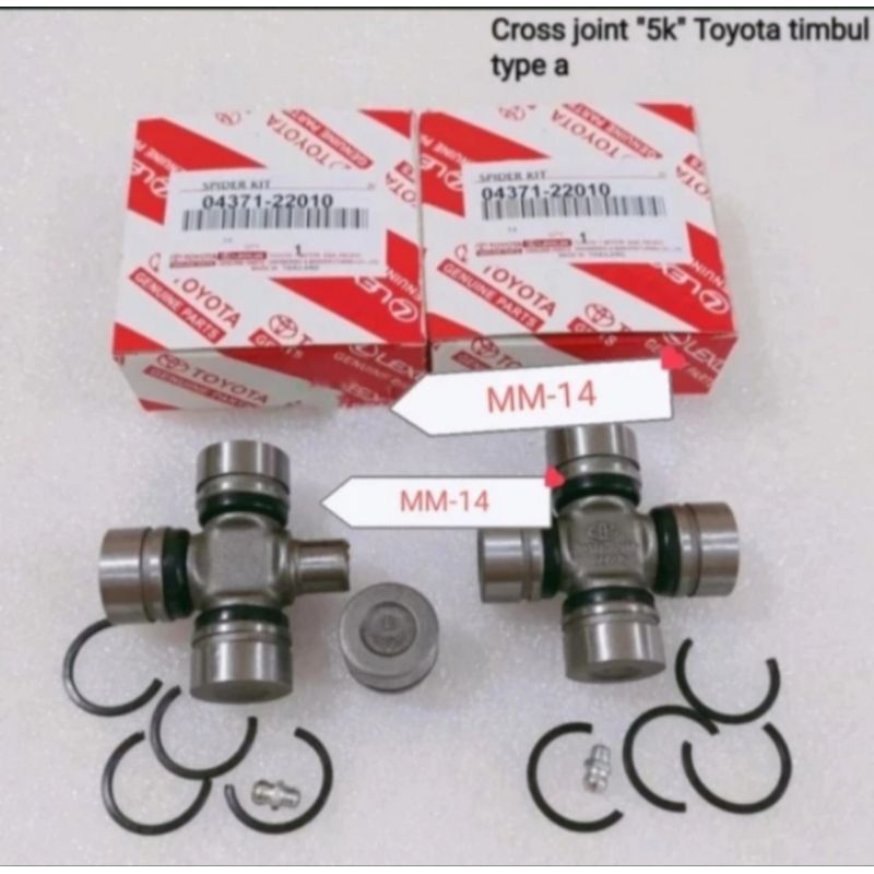 CROSS JOINT KIJANG 5K 7K JOINT KOPEL KIJANG SUPER 5K 7K KAPSUL ORI 1PC