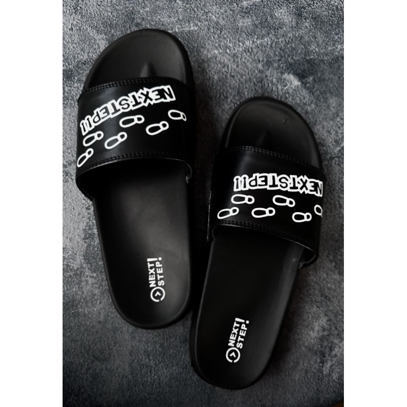 Sandal Sendal Slip On Sandal Original Nextstep Distro Terbaru Simple Side