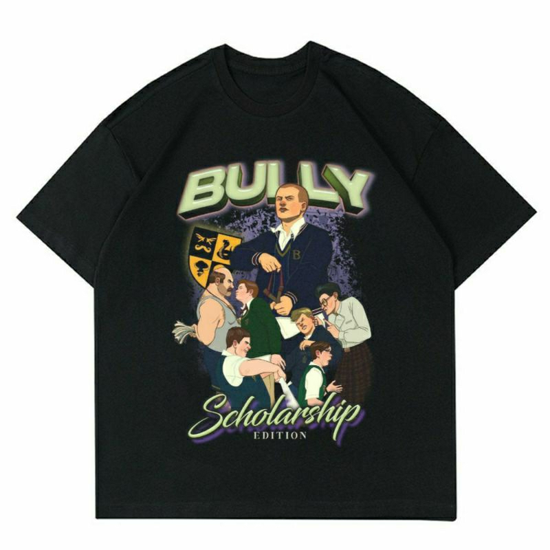 BAJU GAME BULLY | T-SHIRT KAOS GAME PLAY STATION | KAOS BAJU BULLY | BAJU KARTUN BULLY | KAOS OVERSI