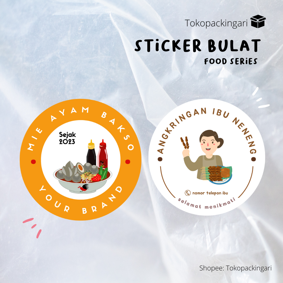 

Sticker Bulat | Sticker Bulat Makanan | Sticker Packing | Sticker Toples | Sticker Envelope | Sticker Makanan