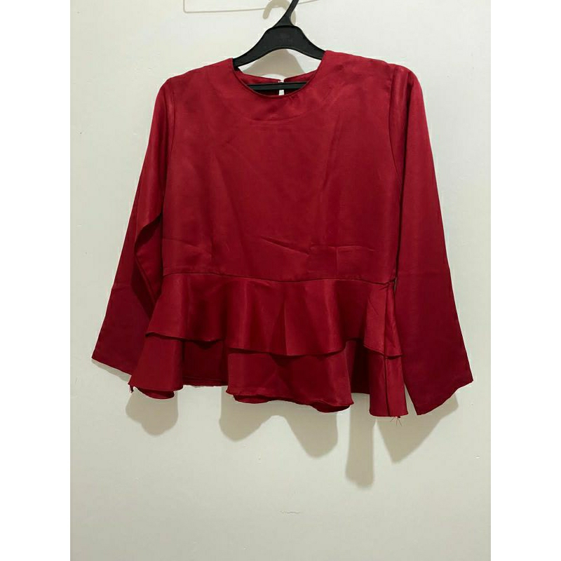 Blouse Atasan Kondangan Wanita Baby Doll Preloved