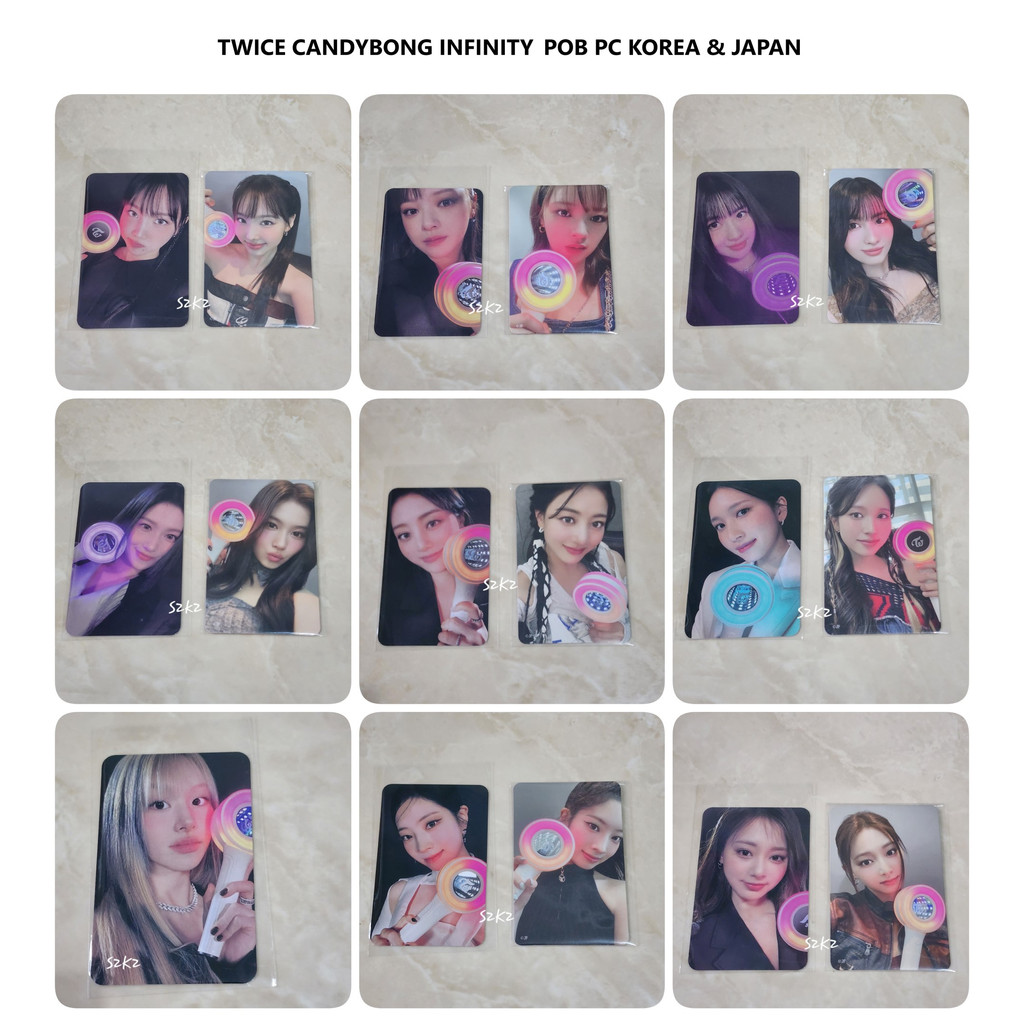 PHOTOCARD TWICE CANDYBONG INFINITY OFFICIAL (SHARING)