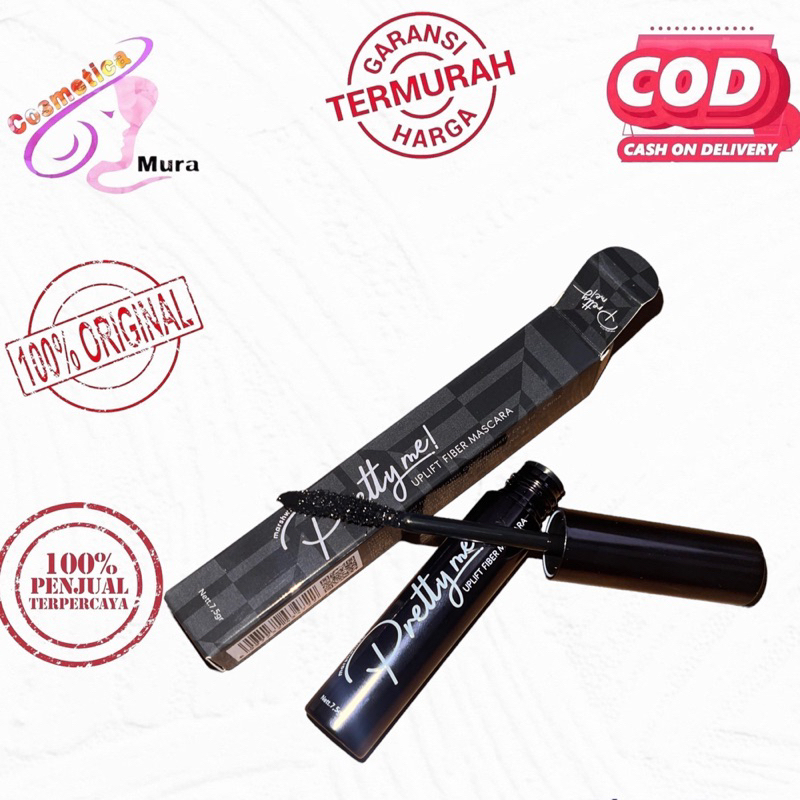 [ fiber mascara ] marshwillow fiber mascara pretty me || maskara marshwillow pretty me uplift mascara