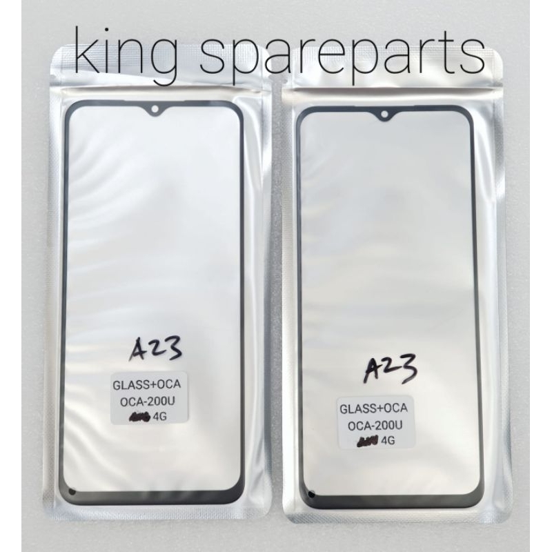 KACA GLASS LCD + LEM OCA SAMSUNG GALAXY A23 4G A235 A235F
