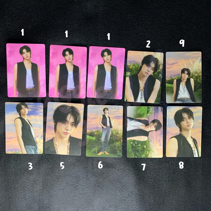 mini photocard txt act sweet mirage asm yeonjun sharing sgc spc pc mpc