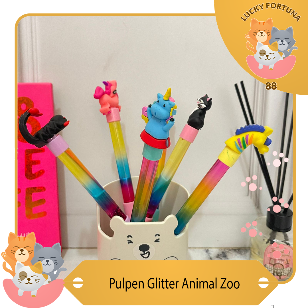 

Pulpen Glitter Animal zoo Pulpen glitter animal zoo koleksi terbaru Pulpen glitter animal zoo berkualitas tinggi Pulpen hewan zoo dengan glitter Pulpen dengan efek glitter animal zoo Pulpen Unik Pulpen Imut Pulpen Tinta Hitam