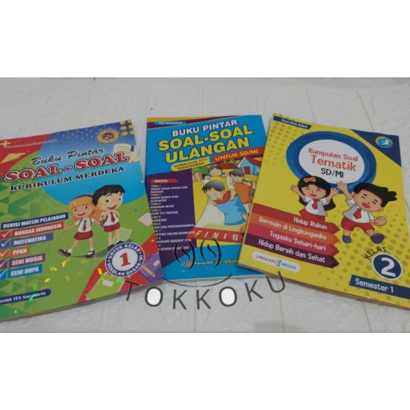 BUKU PINTAR SOAL SOAL ULANGAN SD SEKOLAH DASAR - BUKU SUKSES PINTAR SOAL SOAL ULANGAN SD - BUKU SOAL