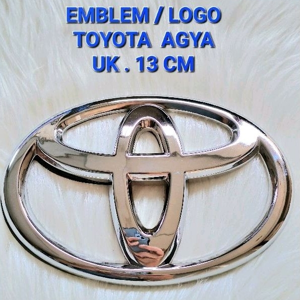 LOGO DEPAN AGYA UK 13CM CROME