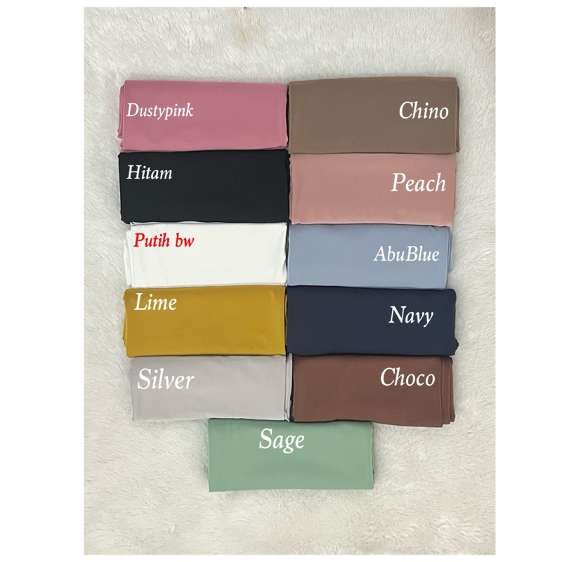 HIJAB JILBAB PASHMINA MELEYOT JERSEY PREMIUM