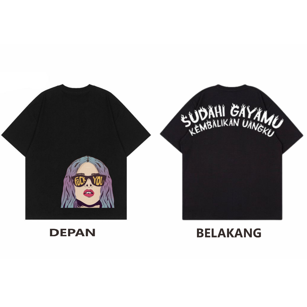 T-SHIRT PRIA GAMBAR &amp; TEKS KEREN - KAOS LENGAN PENDEK - ATASAN PRIA BAHAN 24s TEBAL