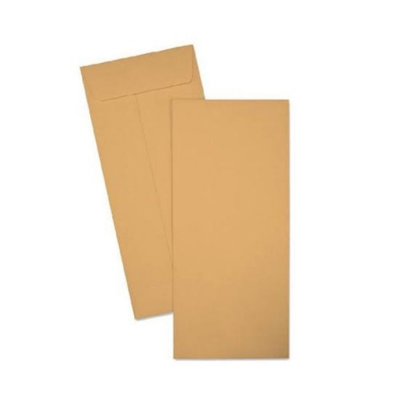 

[ 100 LBR ] AMPLOP COKLAT / KRAFT KABINET SAMSON EXECUTIVE A 10 X 24CM / AMPLOP GAJI