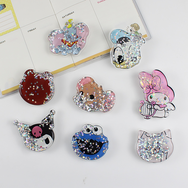 Pop Socket HP Karakter Aksesoris HP Cute  Phone Holder Glitter AH077- ACS