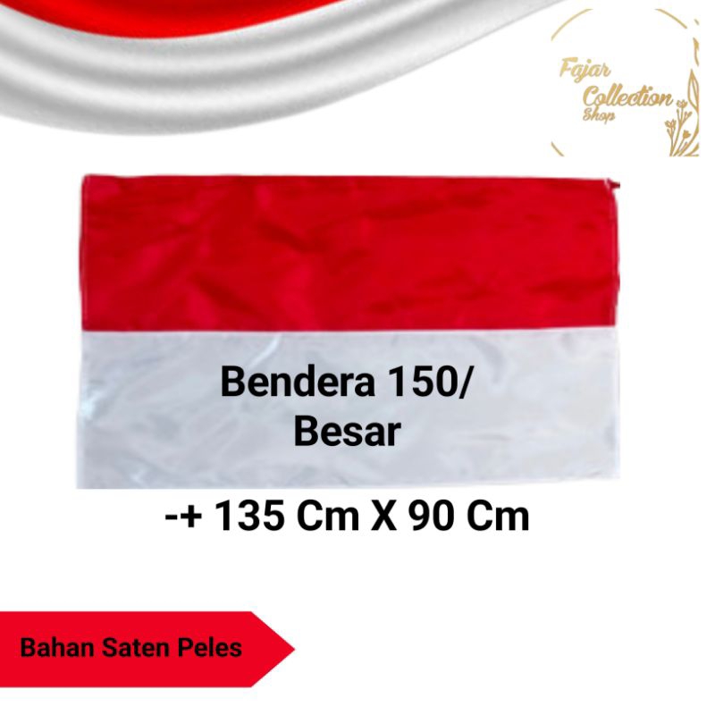 Bendera 150 bendera Besar Bendera Kemerdekaan Indonesia