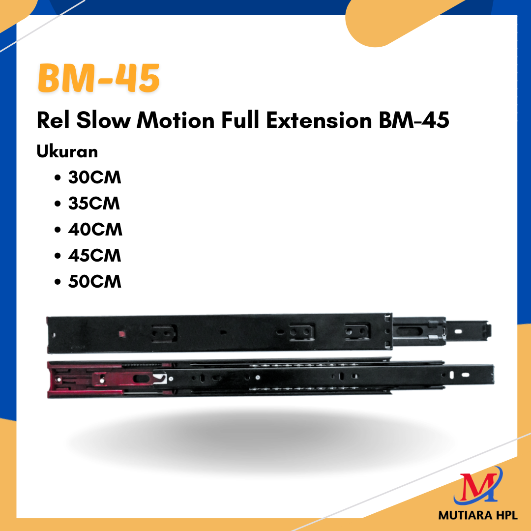 Rel Laci Hitam Hidrolik Huben Slowmotion Full Extention