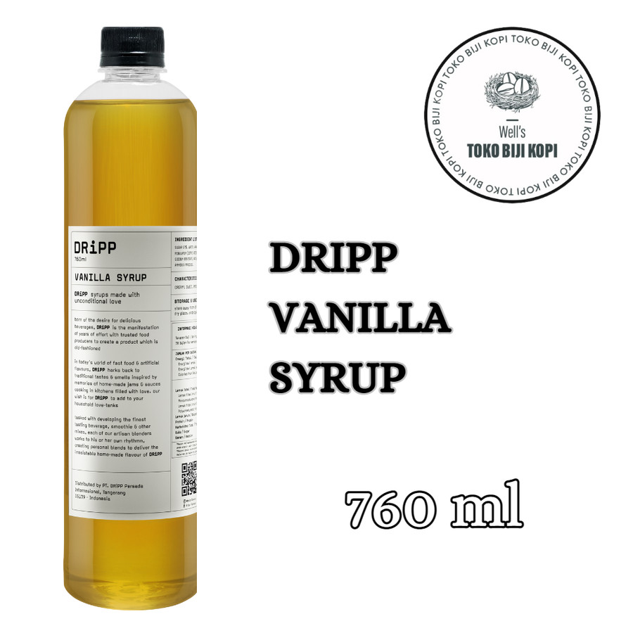 

DRIPP SYRUP VANILLA FLAVOUR - 760 ML / SIRUP DRIPP VANILLA