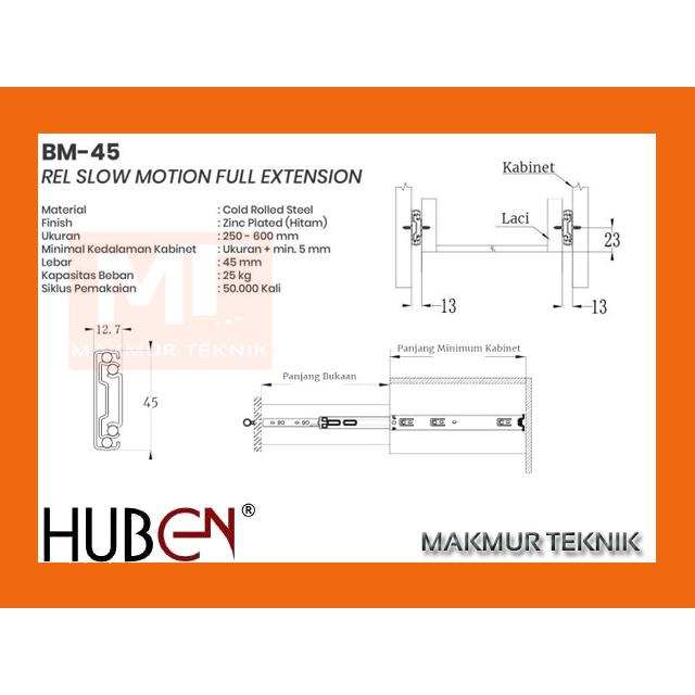 BM-45-550mm Rel Laci Slow Motion Huben