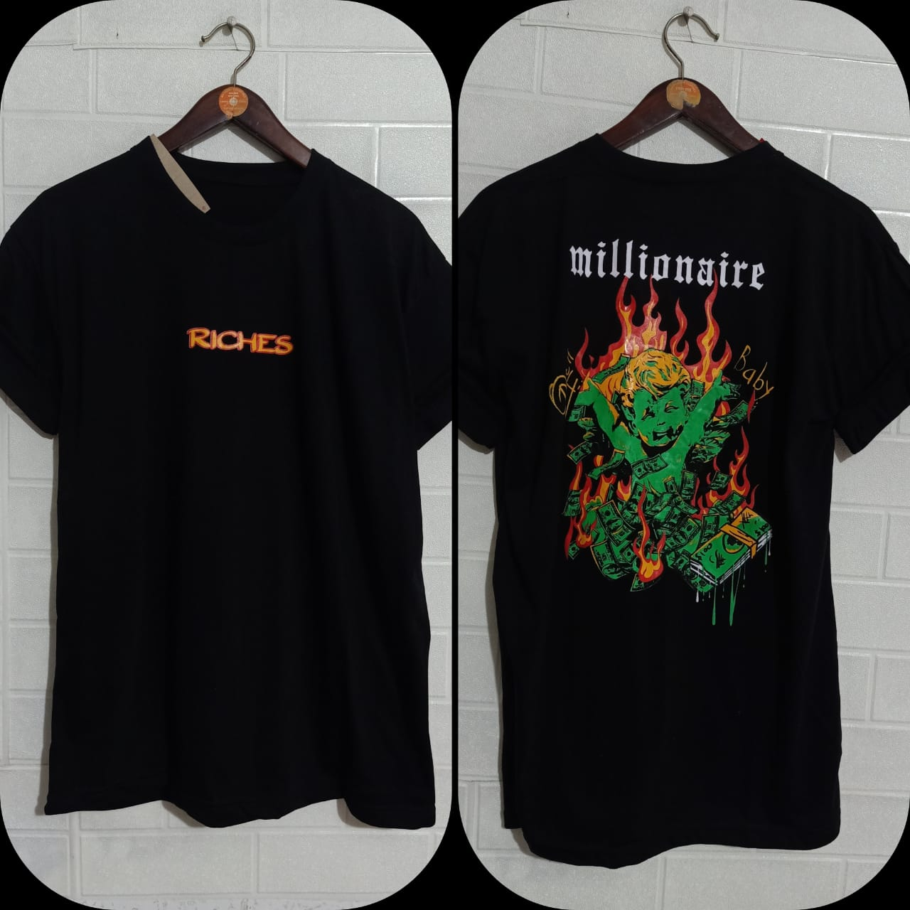 Kaos murah Kaos distro murah baju  distro pria t-shirt murah combed30s ST milioner