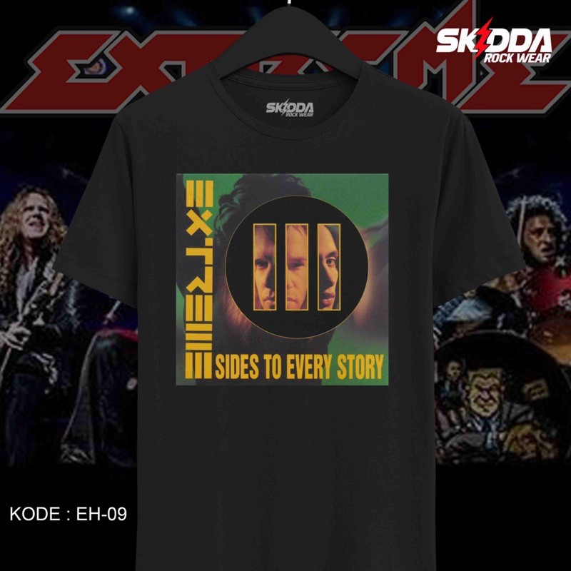 T Shirt Kaos Band Rock EXTREME – Premium Cotton Combed 24S