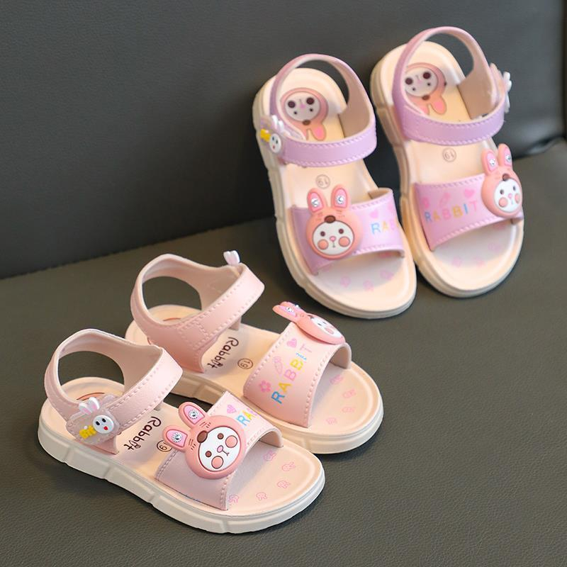 SE23 Sepatu sandal anak perempuan motif kelinci rabbit eva