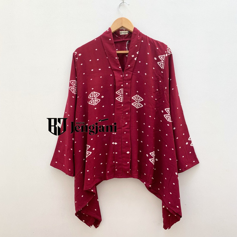 Blouse Kartini Batik Shibori Jumputan | Arunika Blouse