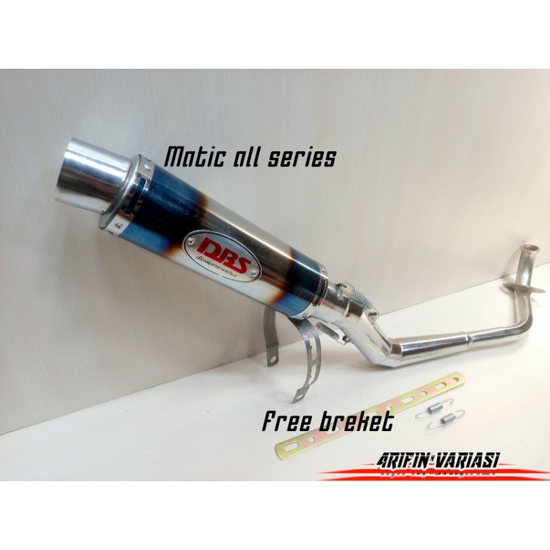 KNALPOT DBS RACING Bobokan Full Sytem Beat karbu Beat pop Beat deluxe Beat Esp dll