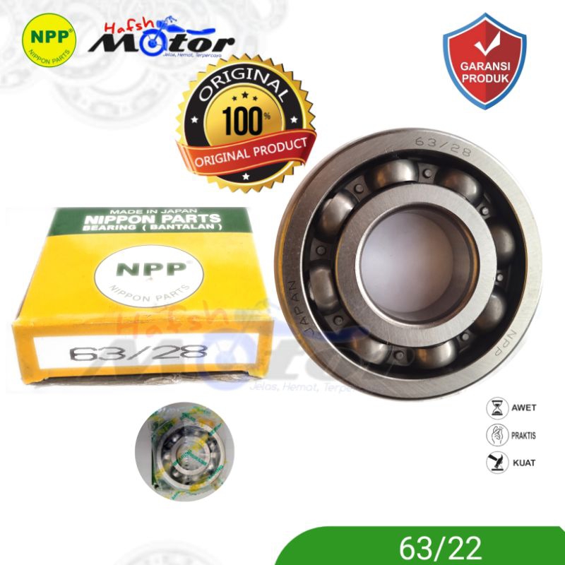 Laher Bearing Crankshaft Kruk as 63/28 GL Pro Tiger Primus Scorpio ORI Original NPP