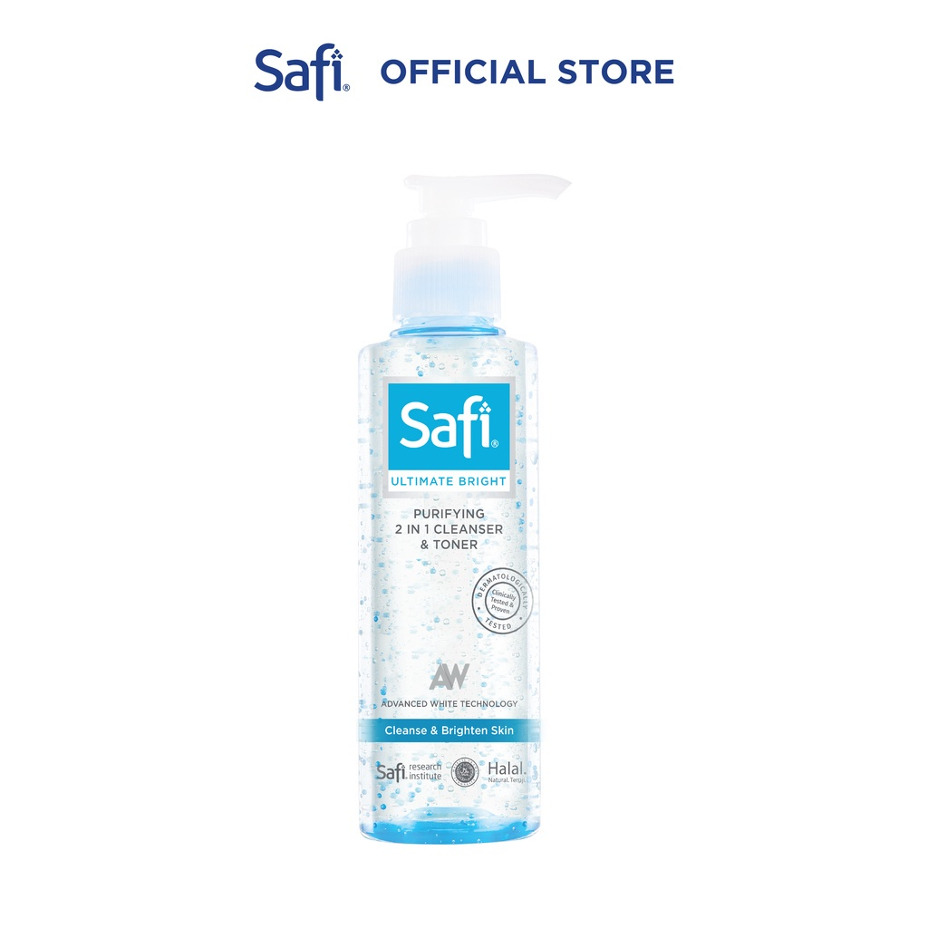 Safi White Expert Ultimate Bright 2 in 1 Cleanser &amp; Toner 2in1 150ml