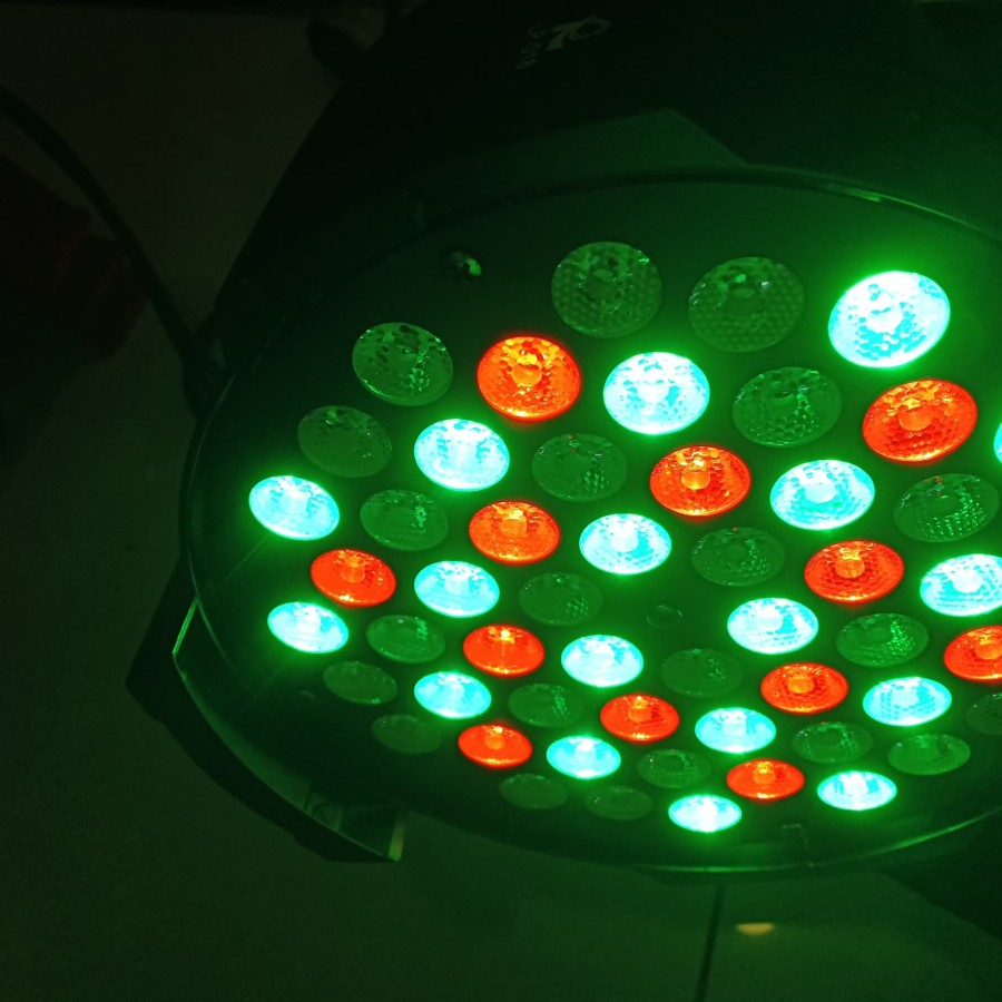 parled RGBW 54x3wat murni REDSUN