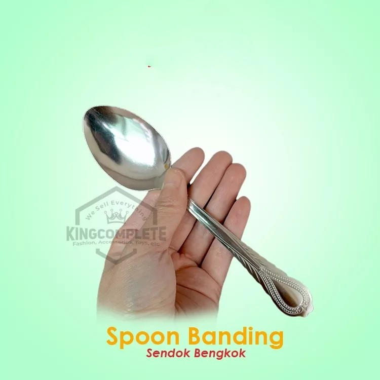 Perlengkapan mainan sulap anak sendok bisa bengkok / bending spoon