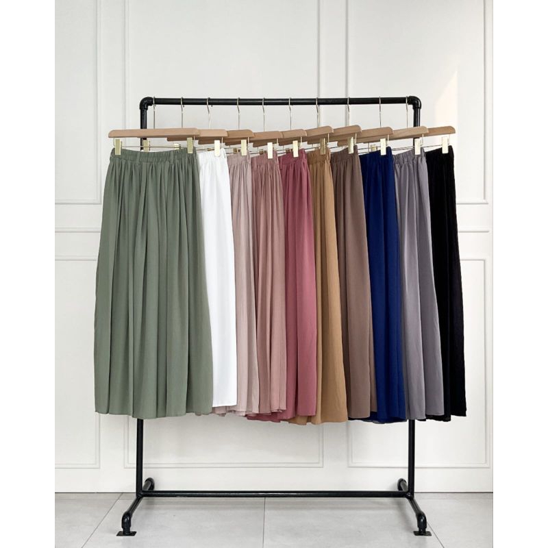 Alma skirt / Crinkle Skirt / Airin Skirt / Crinckle Flowy Pleats Skirt