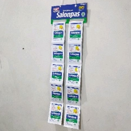 Gigikbunga 1RencengSalonpasPutihKoyoIsi20Sachet/Koyo SalonpasPutih1 Pack 20 Sachet