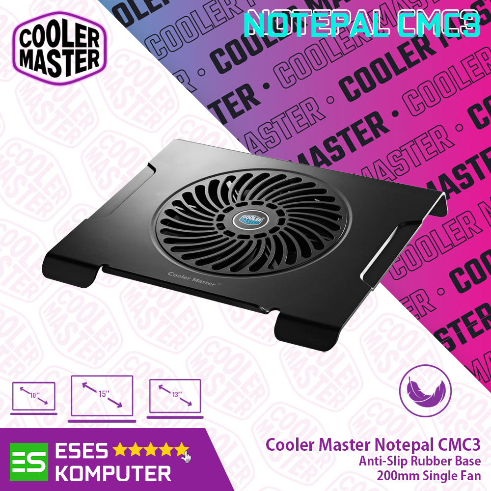 Cooling Pad Cooler Master Notepal CMC3 | Cooling Pad Laptop