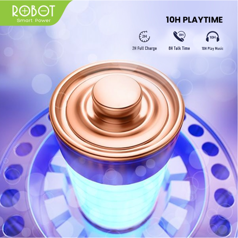 Robot Talk10 Bluetooth Earphone Smartphone Original - Garansi 1 Tahun