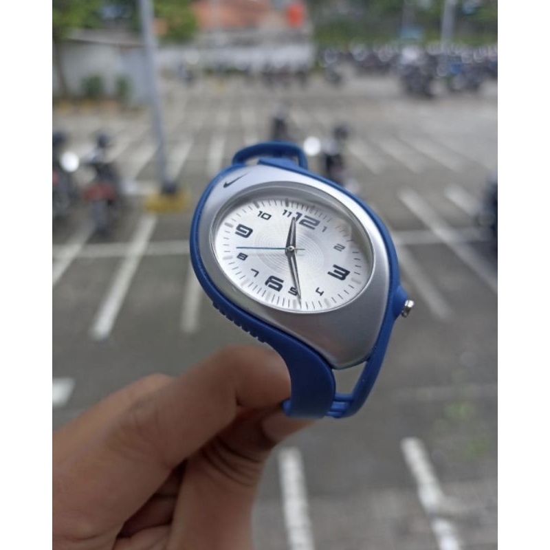 Nike Triax Watch Blue Silver Rare