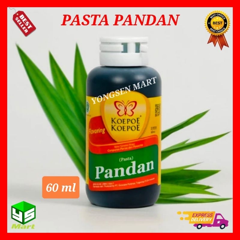 

Pasta Koepoe Koepoe rasa pandan 60ml perisa / Flavoring kupu kupu