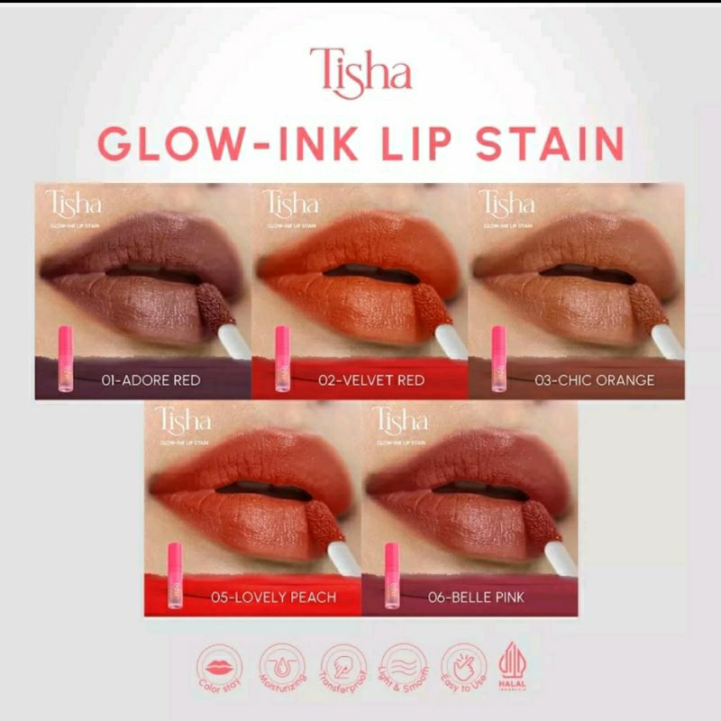 TISHA Glow Ink Lip Stain - Lip Tint Tisha