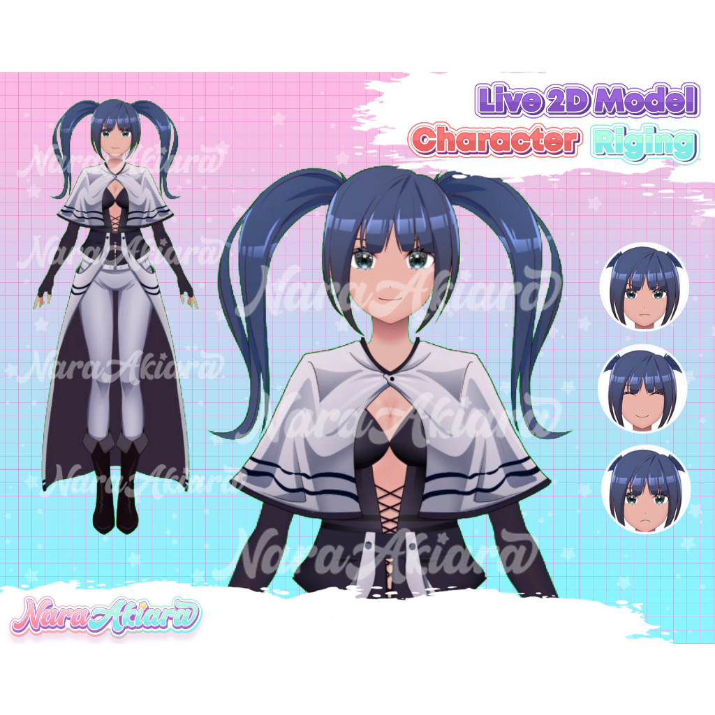 Karakter Anime Vtuber Model Live2D: Sempurnakan Streaming Anda dengan Gaya Anime, Streaming Anime, A