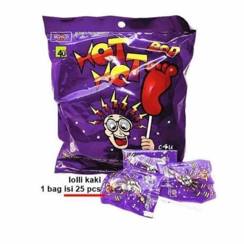 

Permen Hot Kaki Candy / Permen Hot Pop Bungkus (1 Pack Isi 25 Pcs)