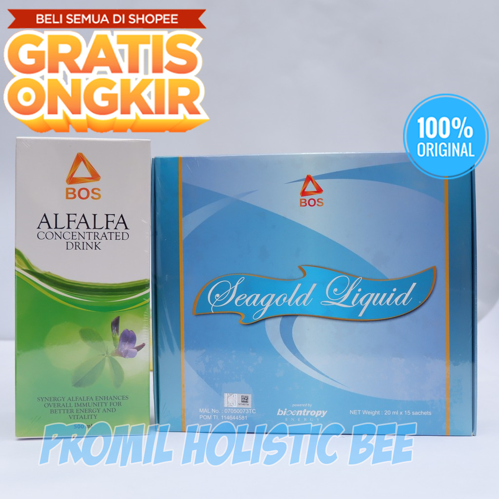 PAKET PROMIL SEAGOLD LIQUID DAN ALFALFA