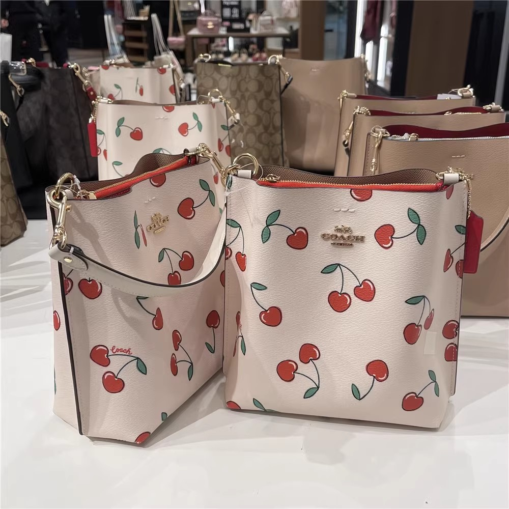 Coach Charlie Bucket 21 Coach Town Bucket Bag In Signature Canvas