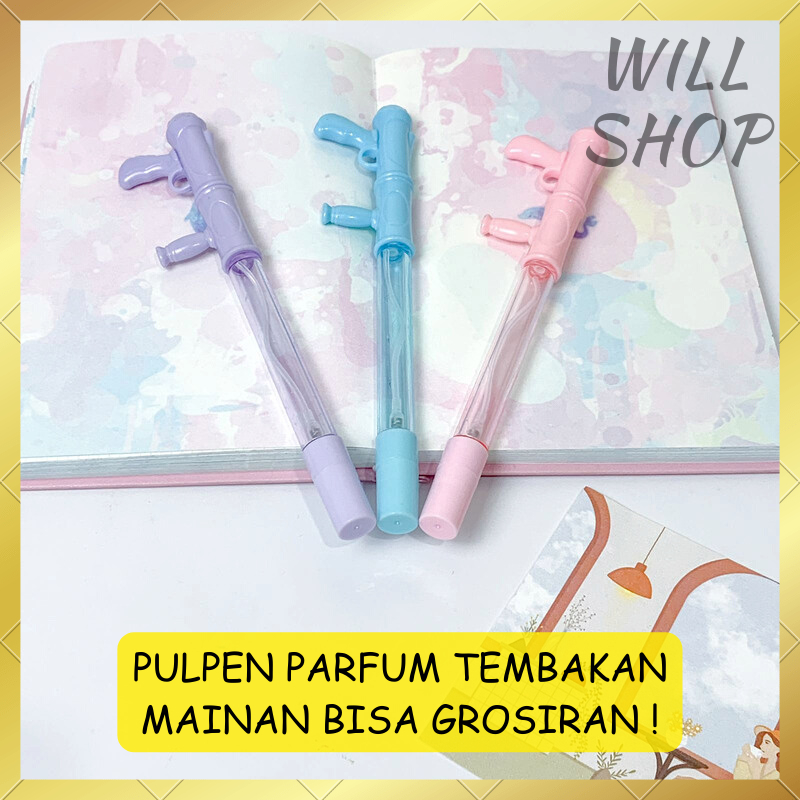 

PULPEN PARFUM SENJATA MAINAN BAHAN PLASTIK / TINTA PEN HITAM ALAT TULIS UNIK TERMURAH BISA COD GROSIRAN