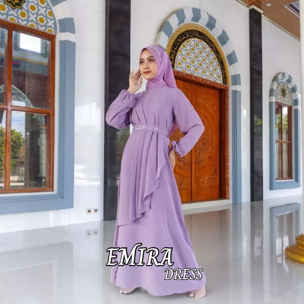 Baju Gamis Muslimah Aksen Payet Mutiara Kekinian Viral Dress Crinkle Ld 110 Cm Pj 137 Cm Gamis Wanita Dewasa Mewah Elegant Baju Pesta Perempuan